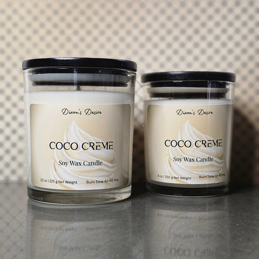 Coco Cream Soy Wax Candle